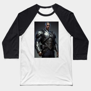 Obama in Full Body Armor Baseball T-Shirt